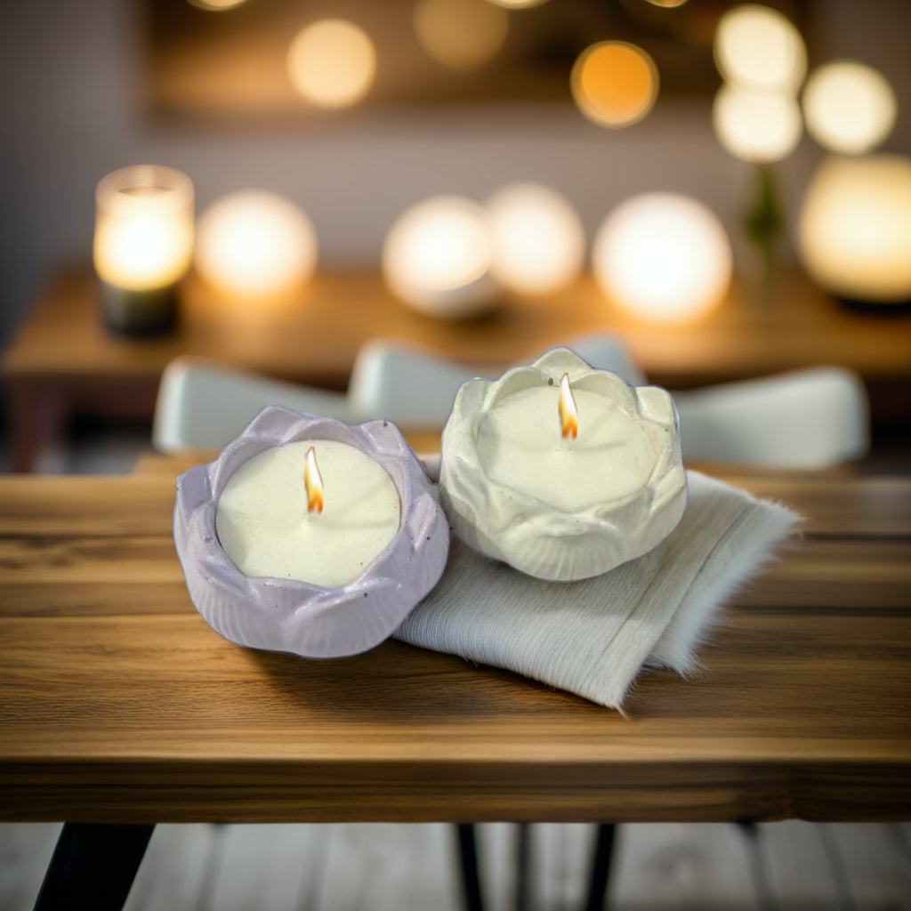 Lotus Twin Flames candle set