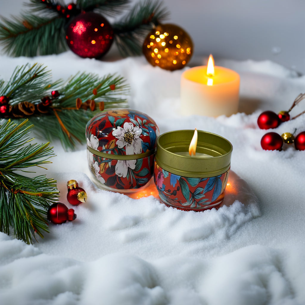 Floral Spark candle set