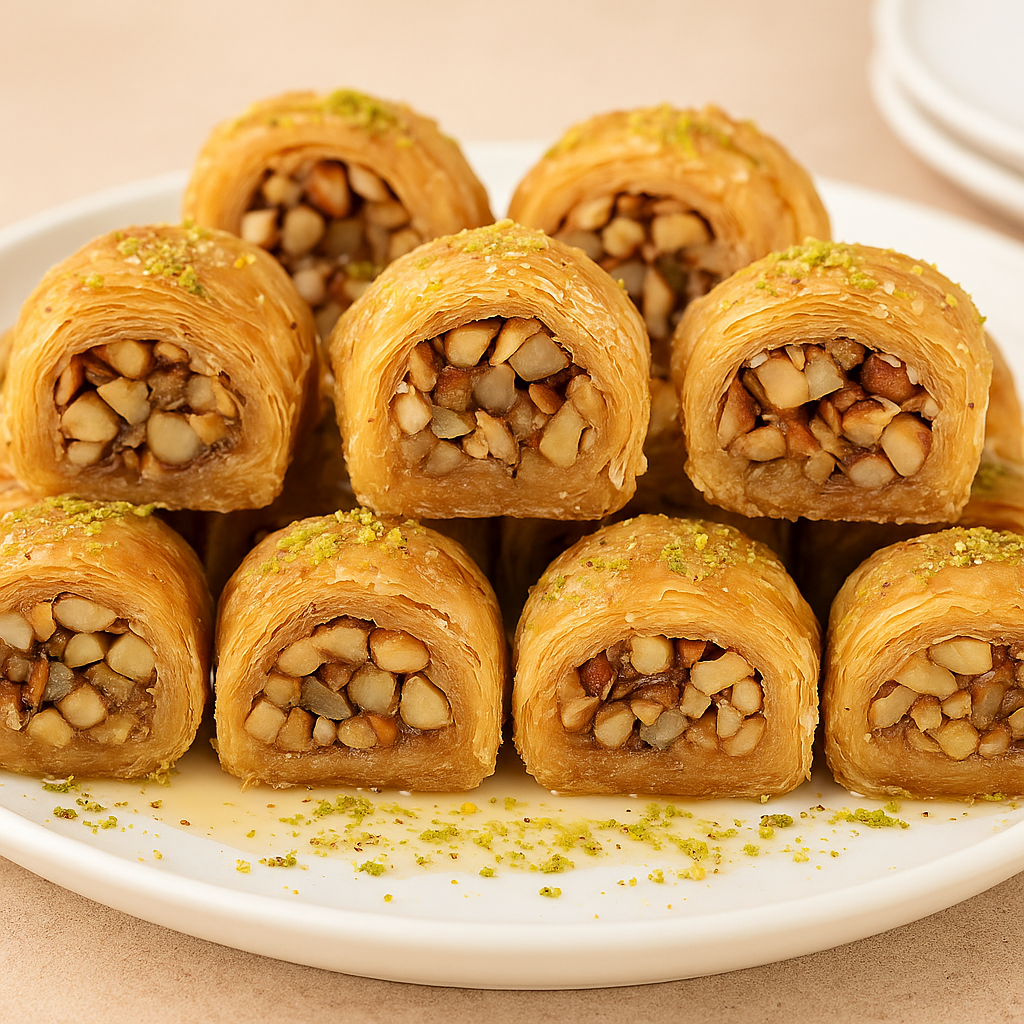 Badam Baklawa Twists