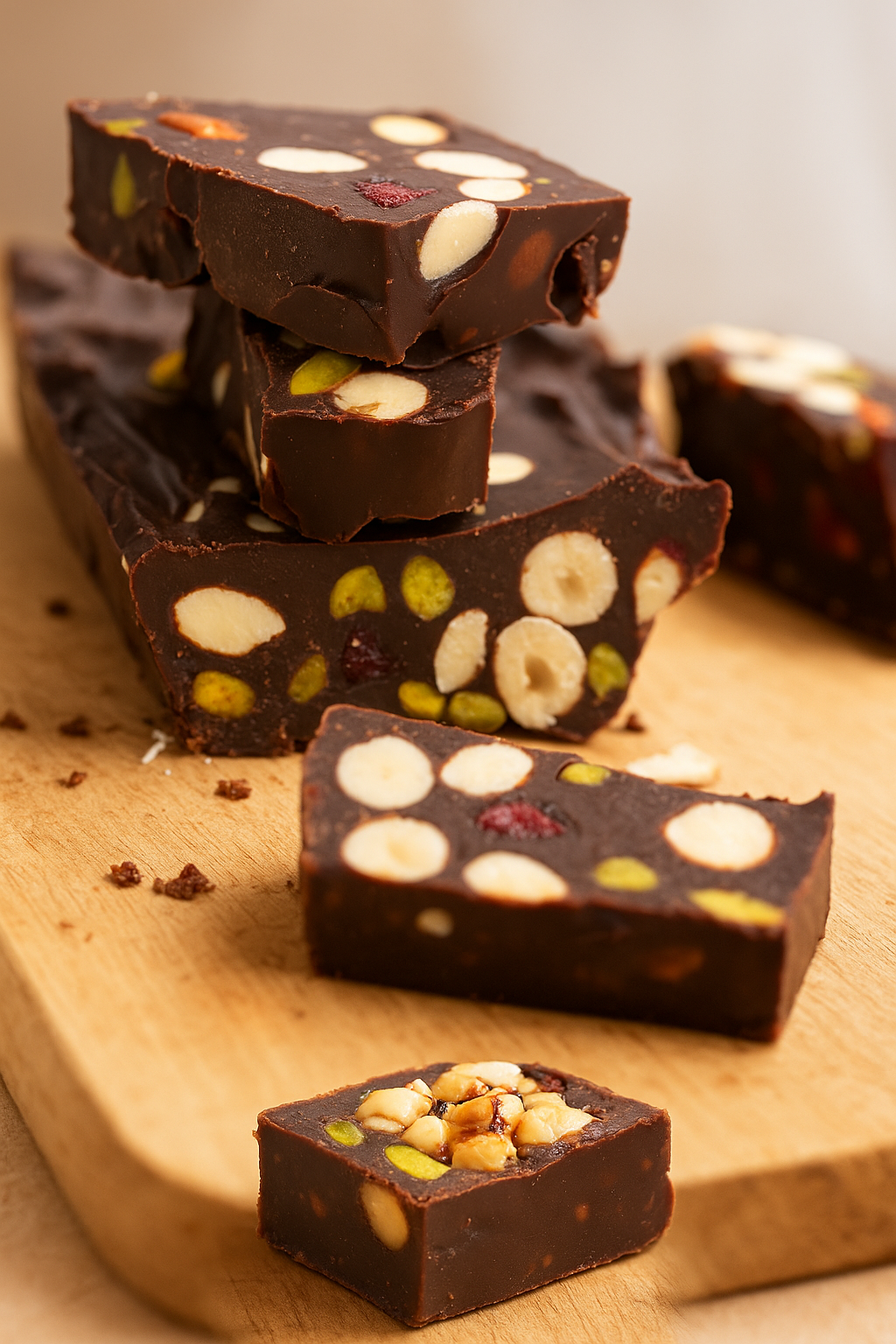 Choco Dry Fruit Fudge