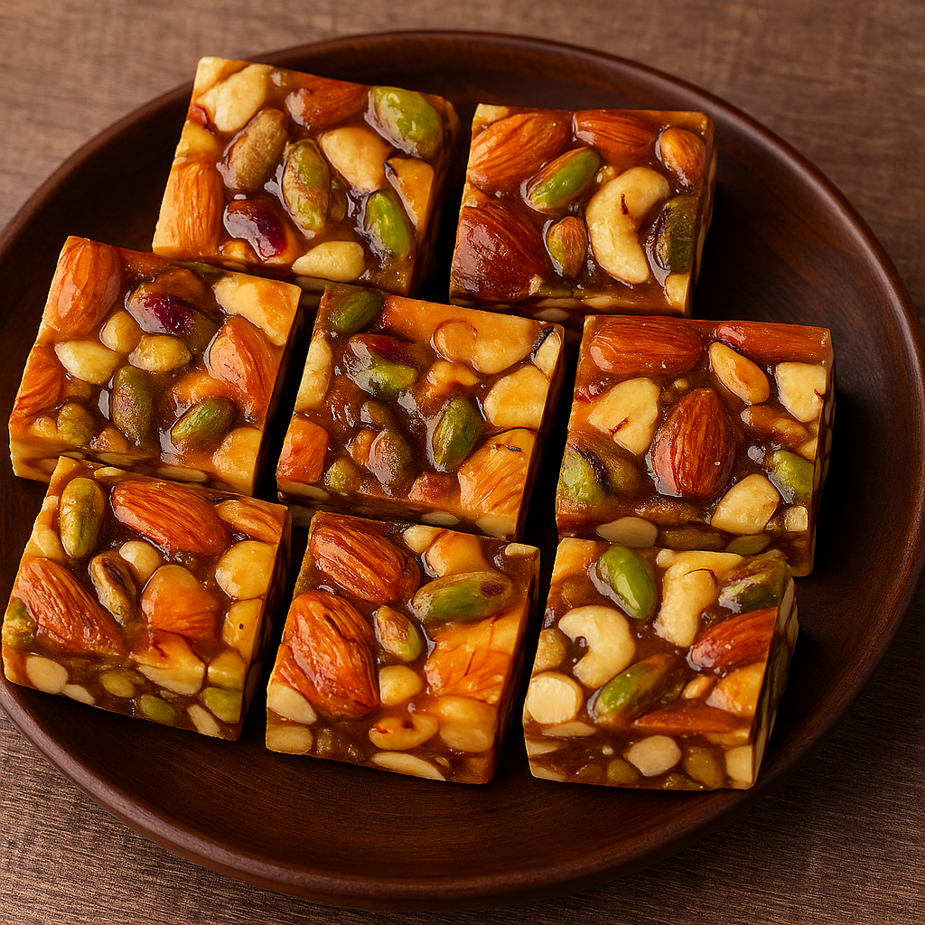 Dry Fruit Square Chikki