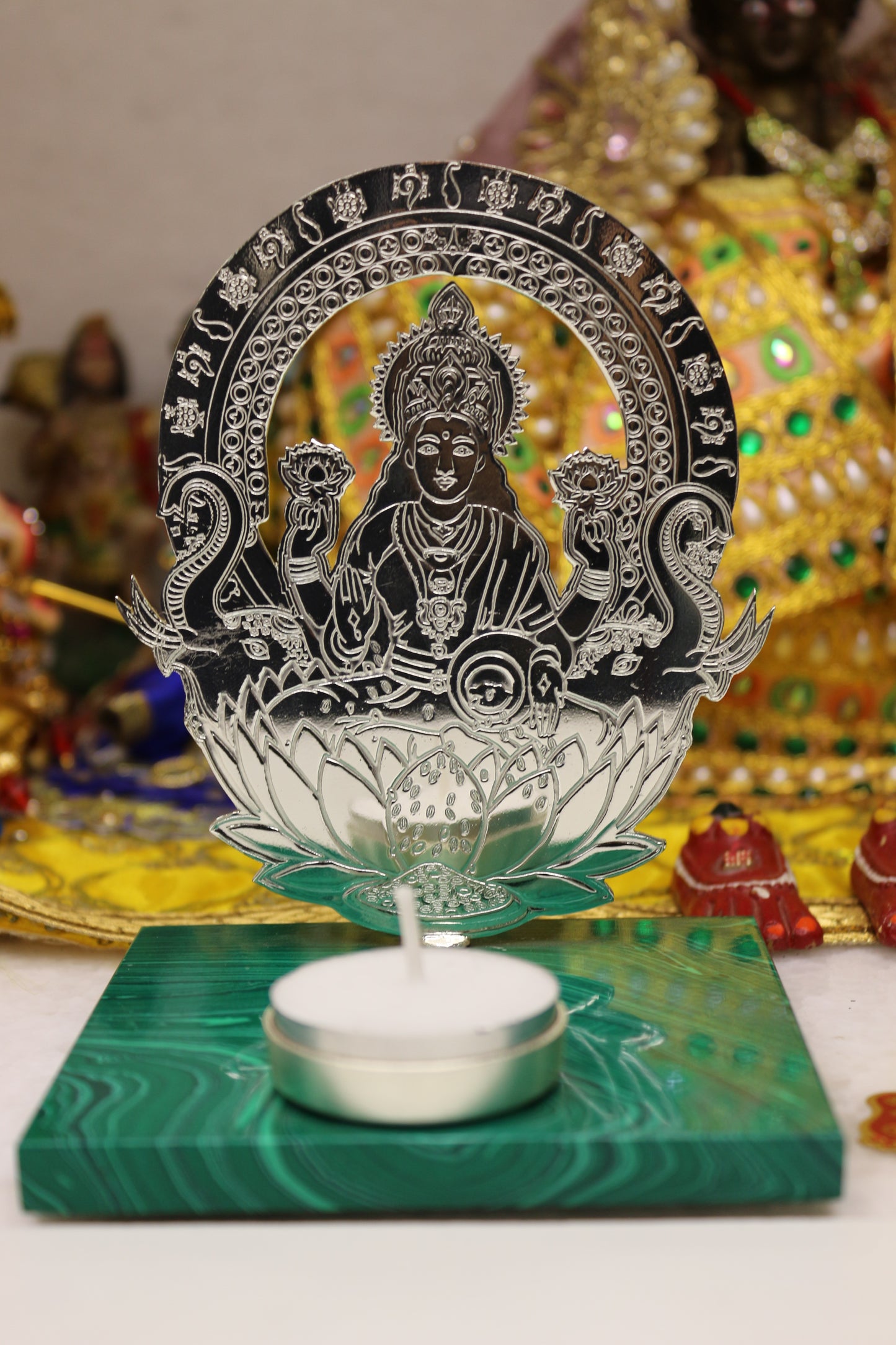 Ganesh-Lakshmi Blessing Diya Set