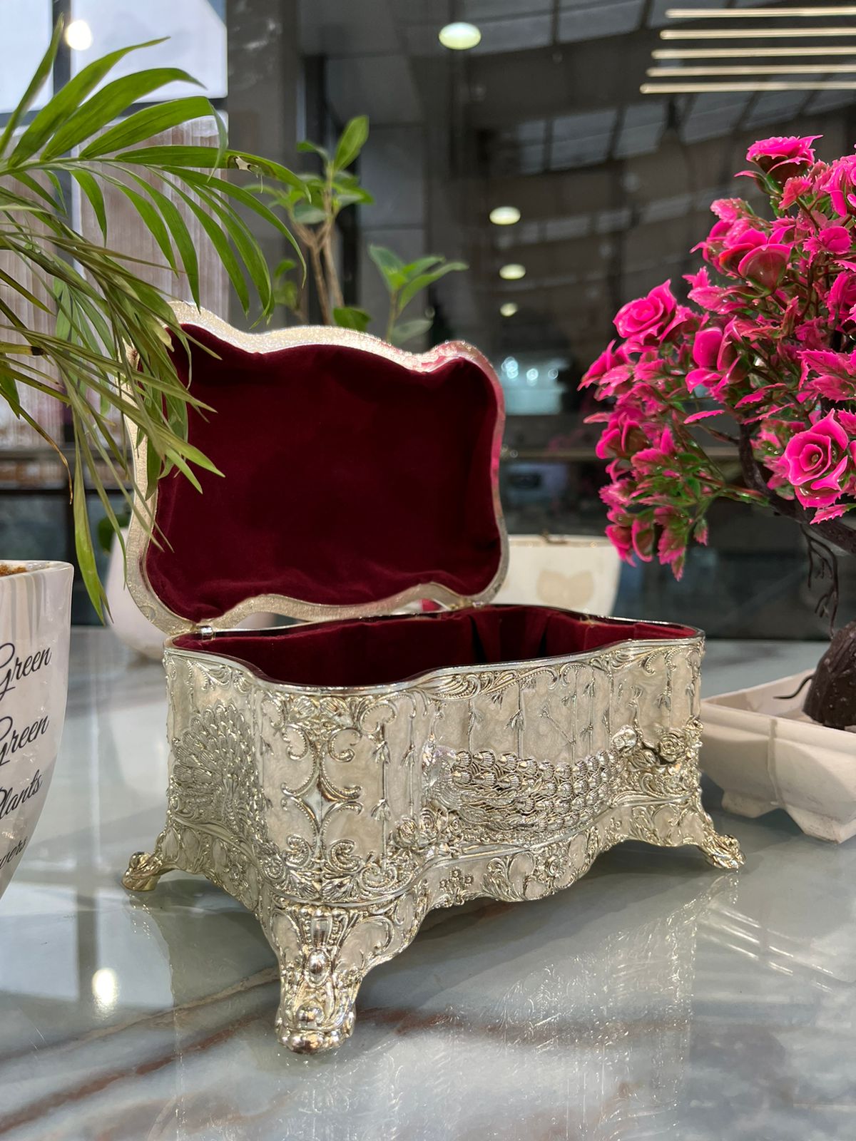 Silver Small Jewellery box