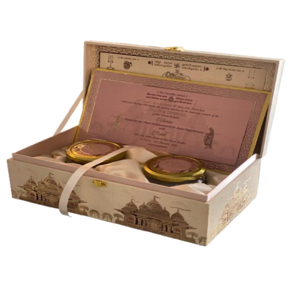 Sacred Elegance Wedding Invitation Box