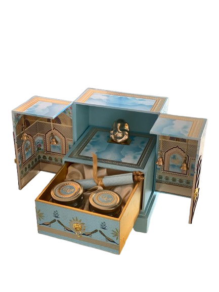 Temple-Themed Wedding Invitation Box