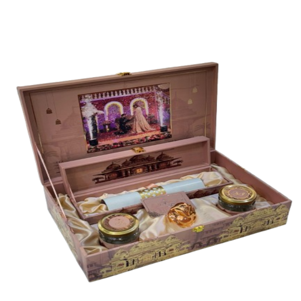 Divine Royal Wedding Invitation Box