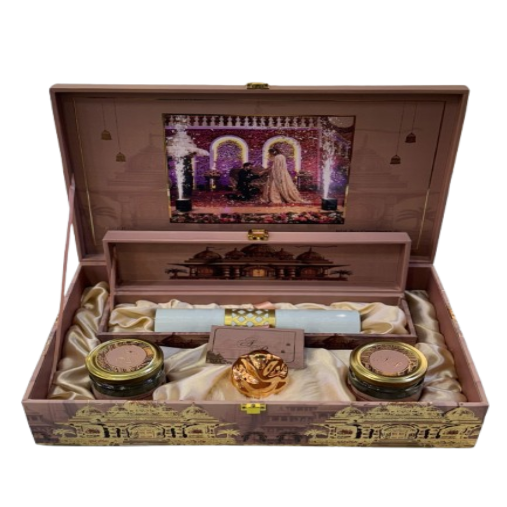 Divine Royal Wedding Invitation Box