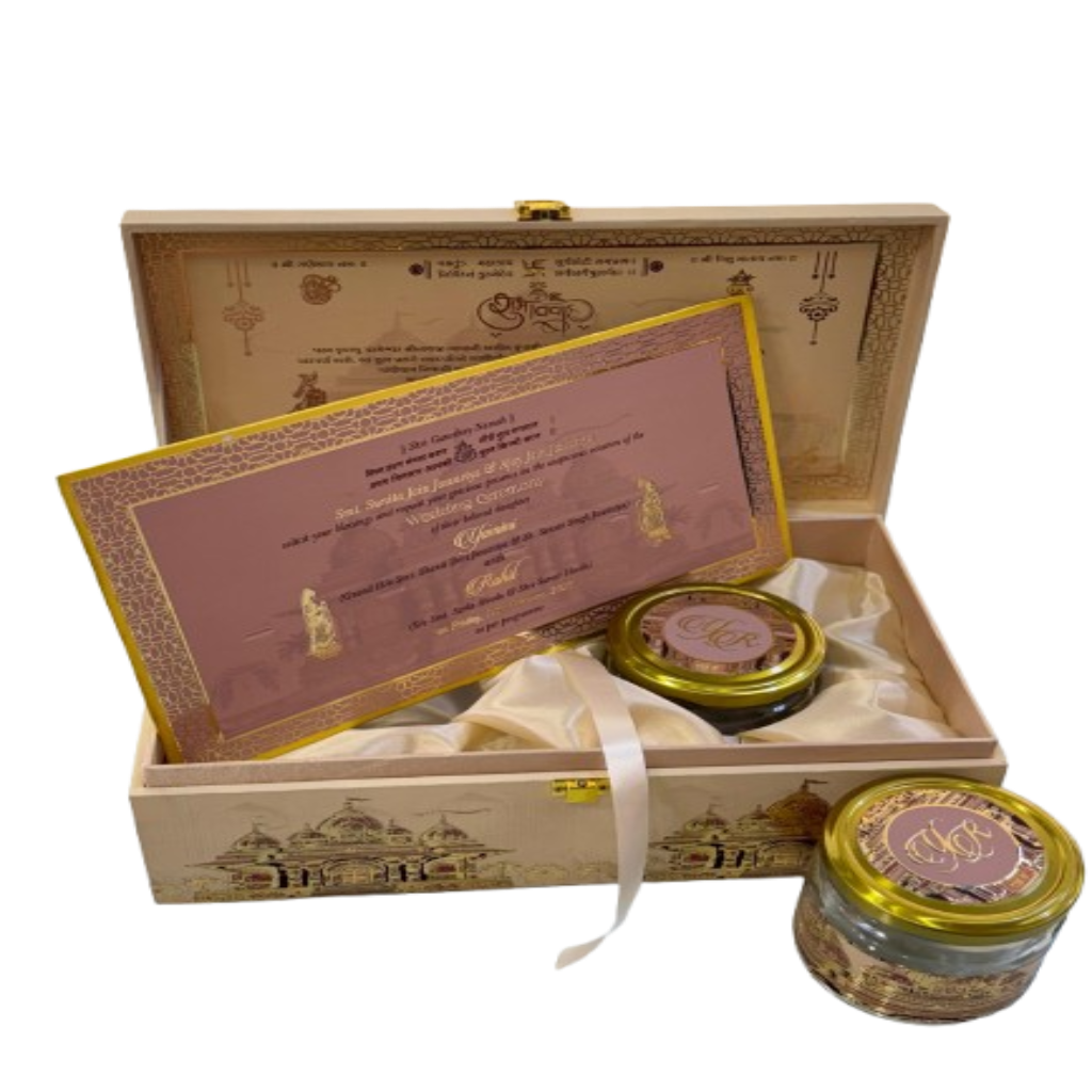 Sacred Elegance Wedding Invitation Box