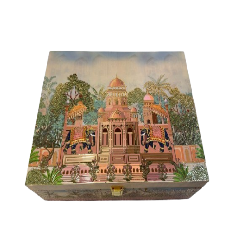 Mughal Grandeur Wedding Invitation Hamper