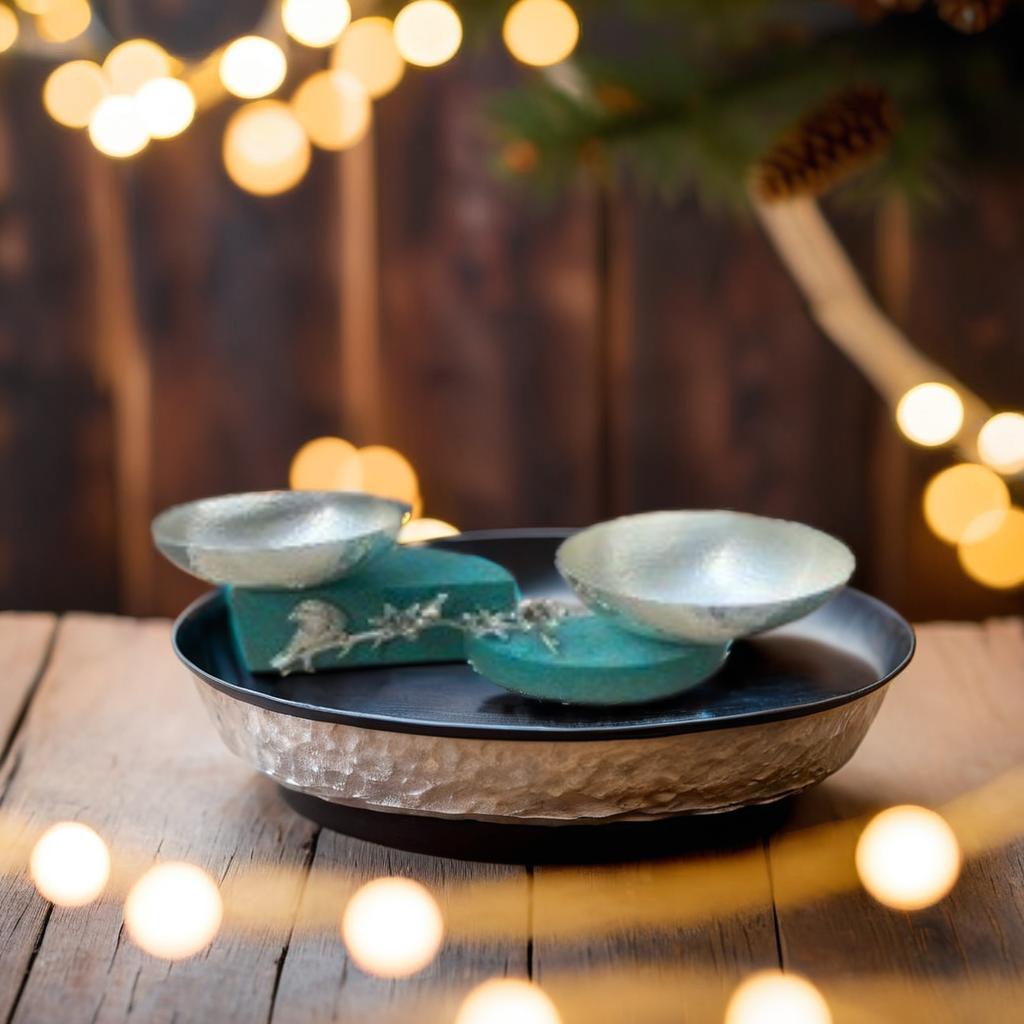 Floral Symphony Twin Bowl Set