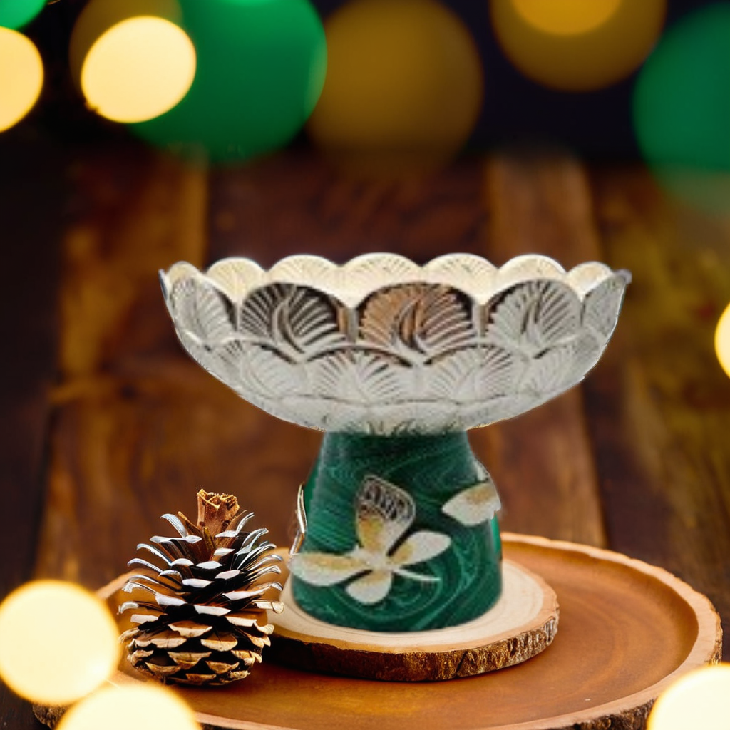 Butterfly Grove Pedestal Bowl