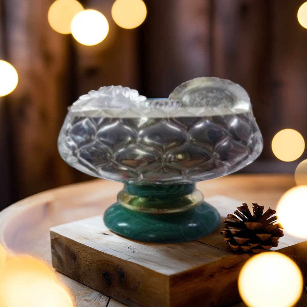 Emerald Luxe Honeycomb Bowl