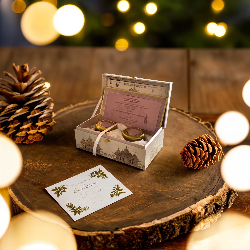 Sacred Elegance Wedding Invitation Box