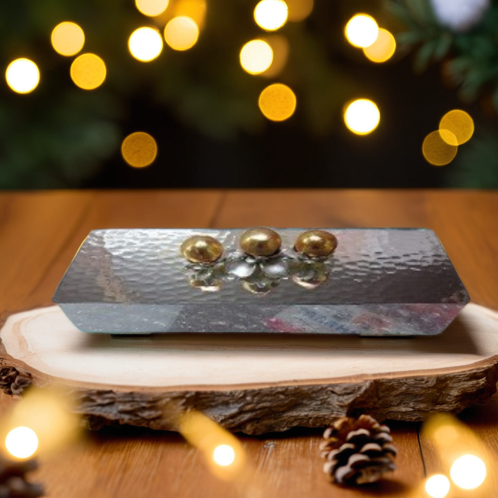 Golden Luxe Hammered Tray