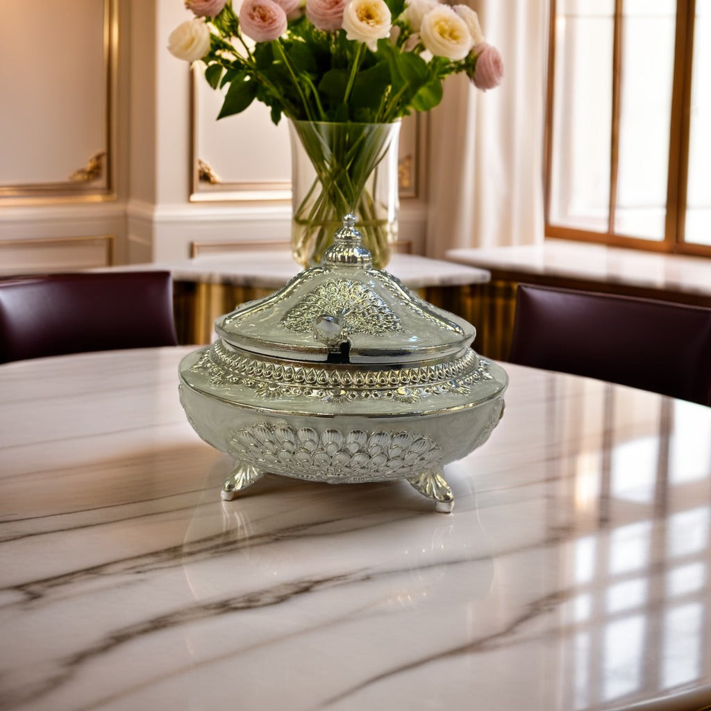 Silver Candy Jar