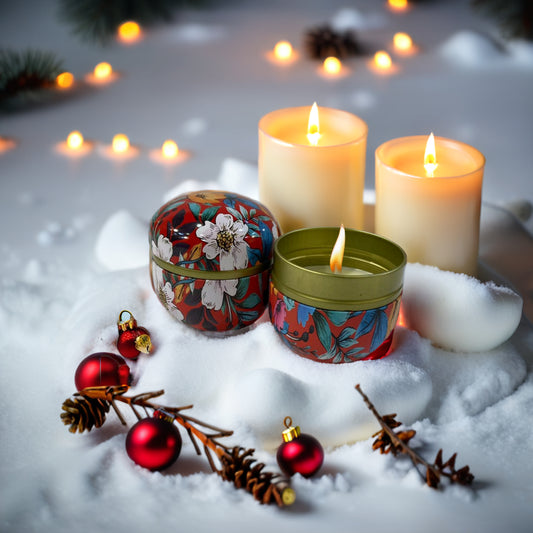 Floral Spark candle set