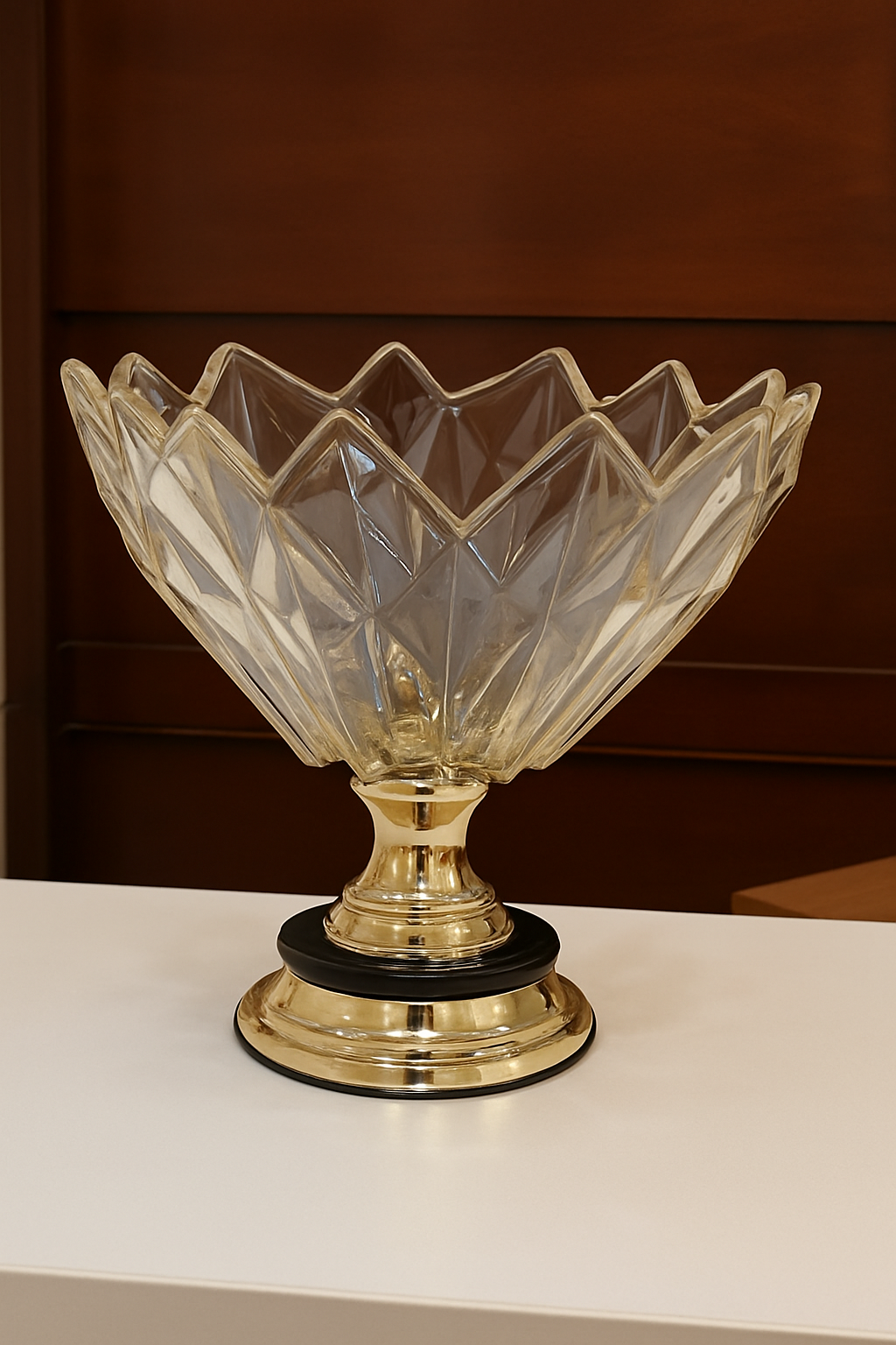 Crystal deep Fruit Basket