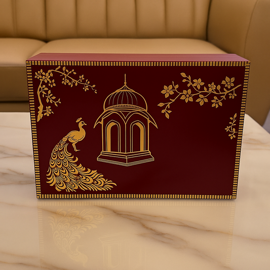 Scarlet Luxe Suede Box