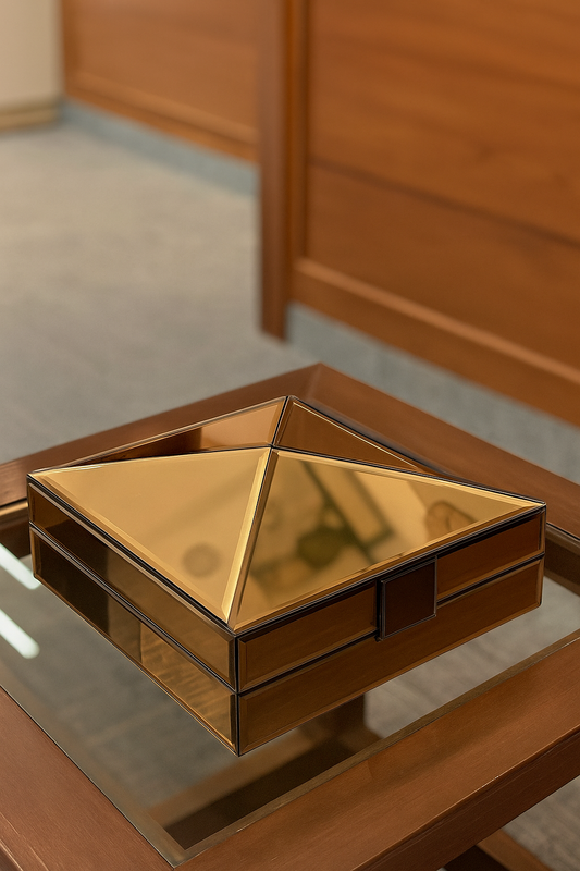 Bronze Pyramid Jewelry Box