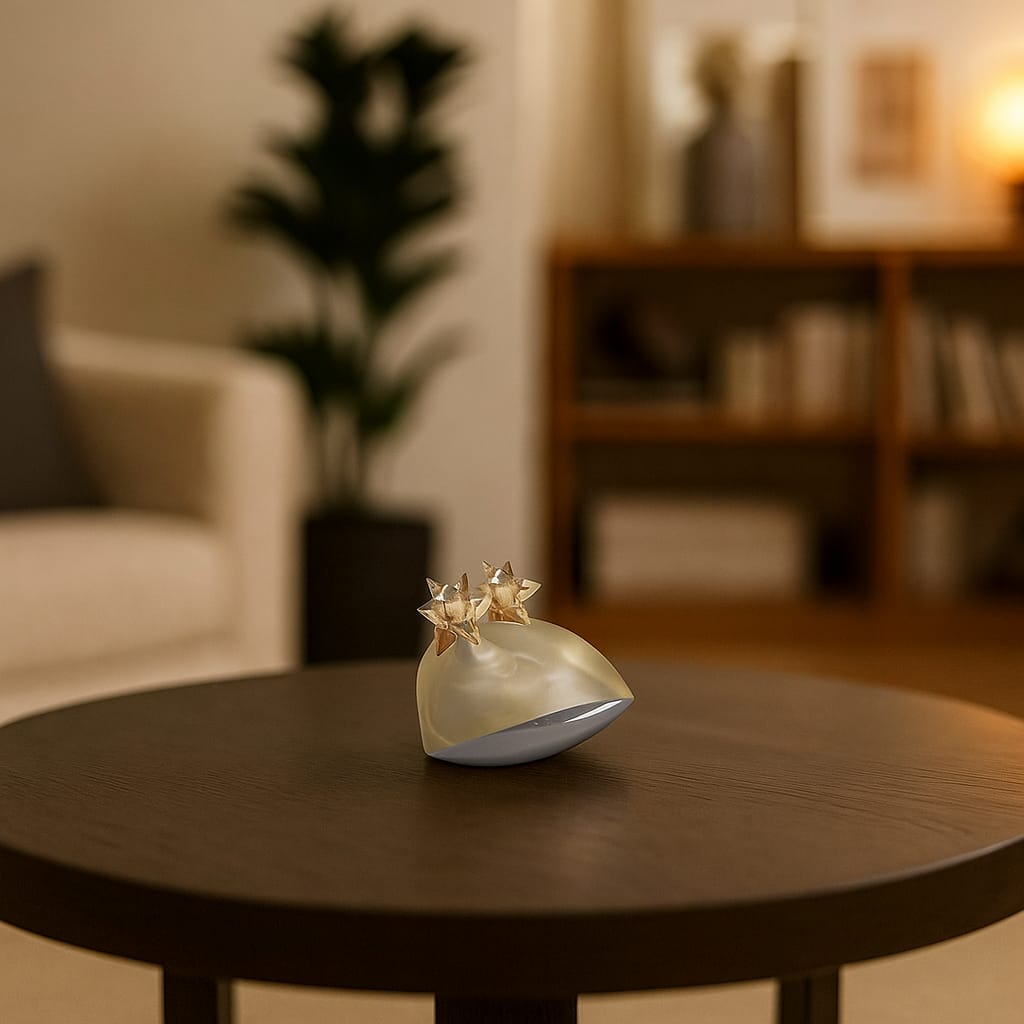 Golden Bloom Origami Bowl