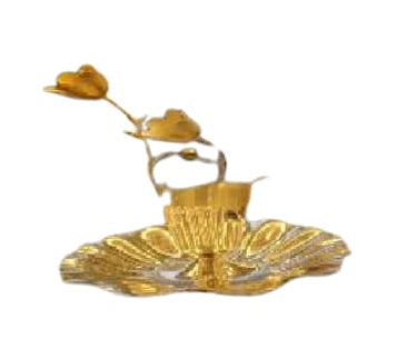 Golden Bloom Lotus Urli
