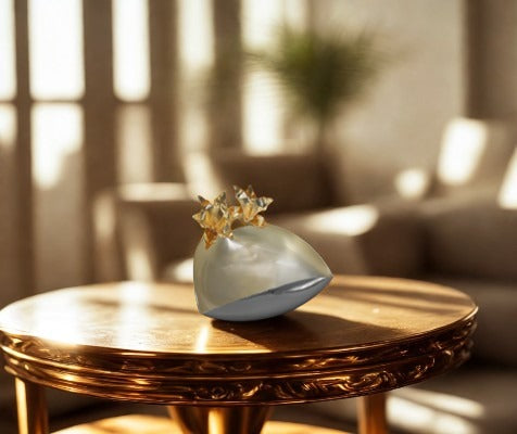 Golden Bloom Origami Bowl