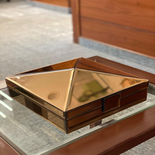 Bronze Pyramid Jewelry Box
