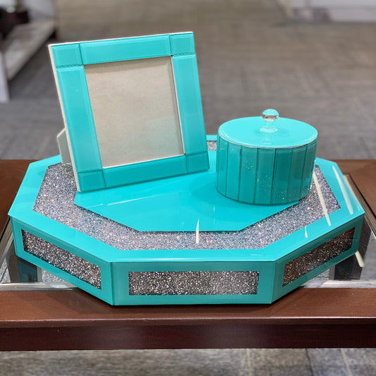 Turquoise Glam Vanity Set