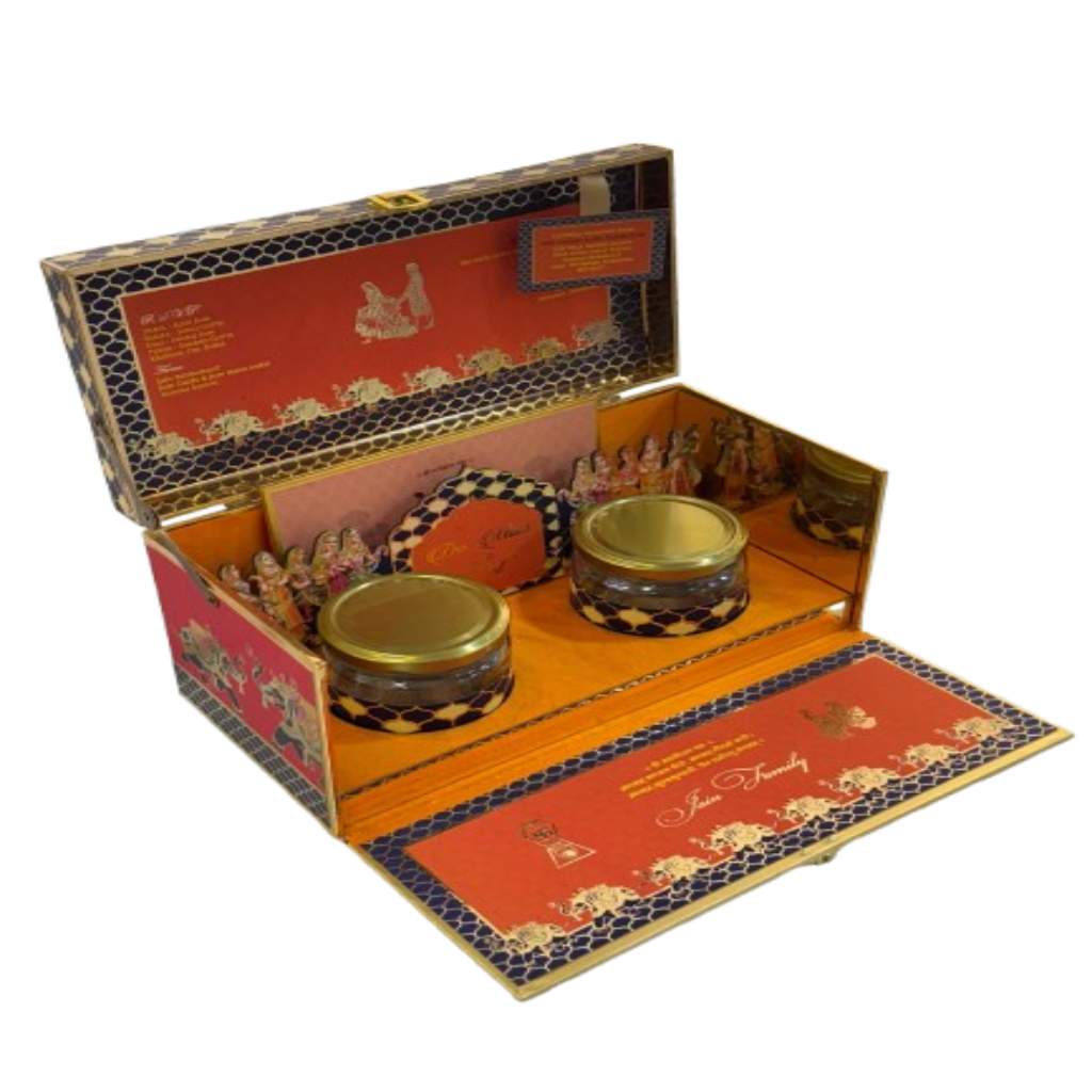 Royal Rajwadi Wedding Invitation Box