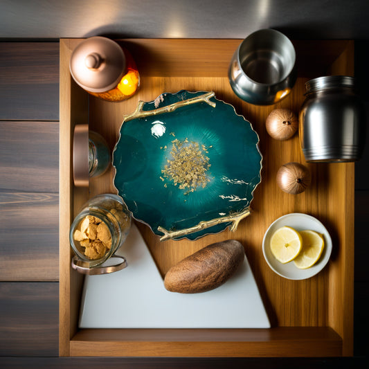 Blue tray