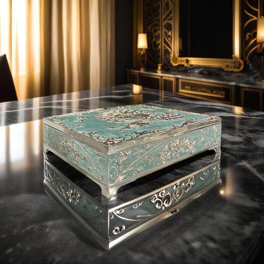 Blue Peacock dry fruit box