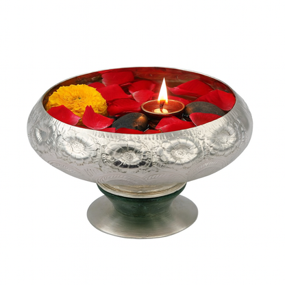 Royal Mirage Embossed Urli Bowl