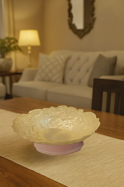 Ivory Garden Floral Bowl