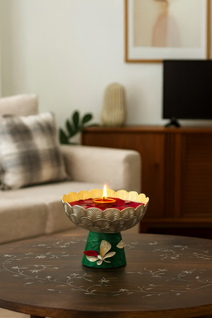 Butterfly Grove Pedestal Bowl