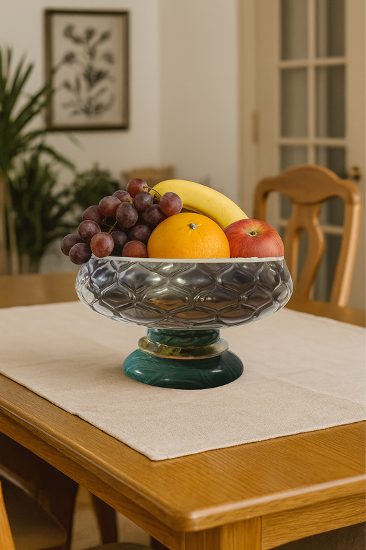 Emerald Luxe Honeycomb Bowl