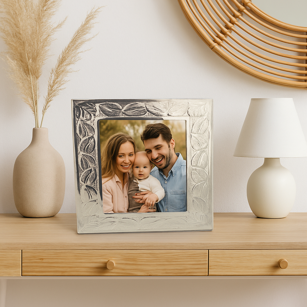 Leaf Imprint Photo Frame