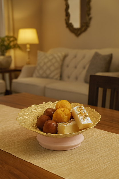 Ivory Garden Floral Bowl