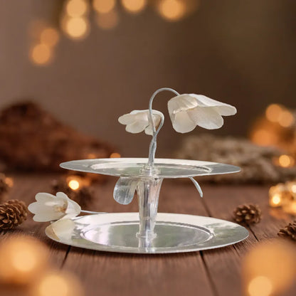 Orchid Cascade Dual-Tier Stand