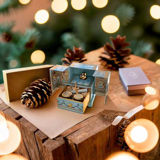 Temple-Themed Wedding  Invitation Box