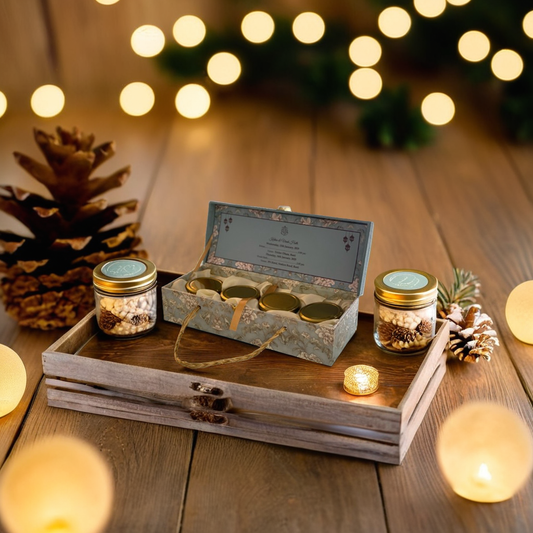 Regal Bloom Wedding Invitation Hamper