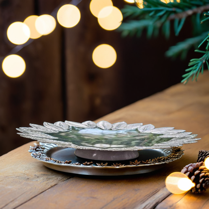 Leaf Canopy Floral Charger