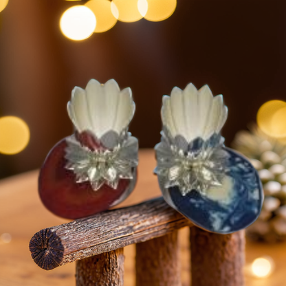 Twin Bloom Lotus Diyas